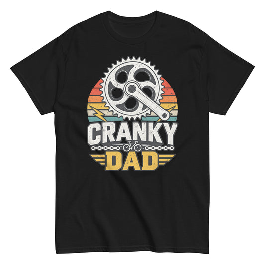 Cranky Dad – Cycling Dad Humorous Tee for Bike-Loving Dads