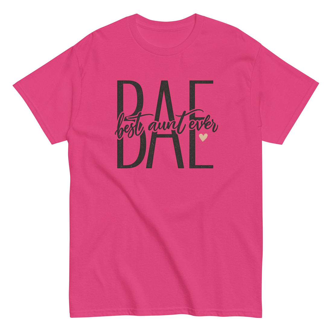 Best Aunt Ever T-shirt with Minimal Typography Design