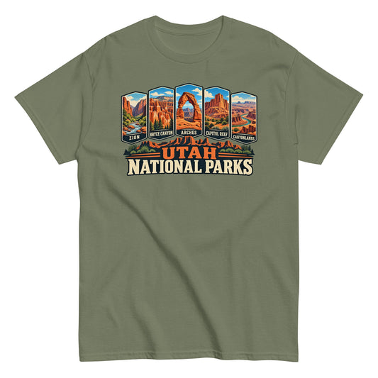 Utah National Parks Scenic Tee for Adventure Lovers