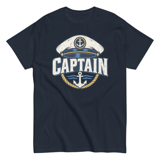Captain Mode Boating Humor Unisex Tee with Nautical Anchor Design