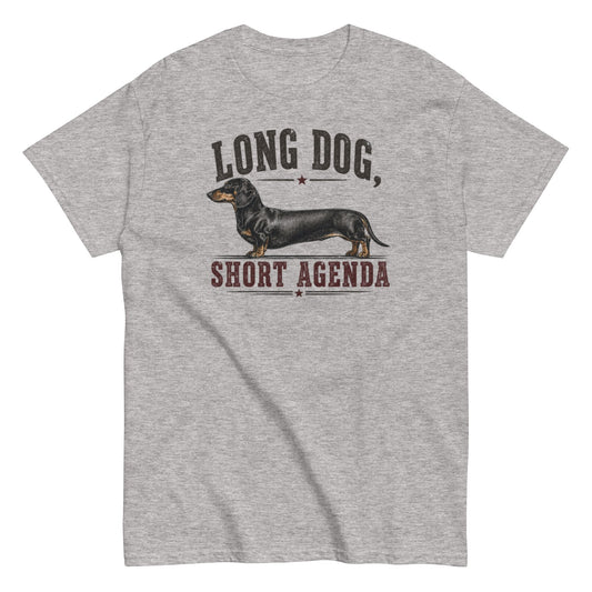 Dachshund Long Dog Short Agenda T-Shirt