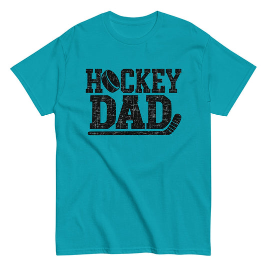 Hockey Dad Typography Tee for Proud Hockey Dads