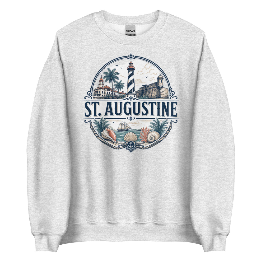 St. Augustine Historic Coastal Crewneck Sweatshirt