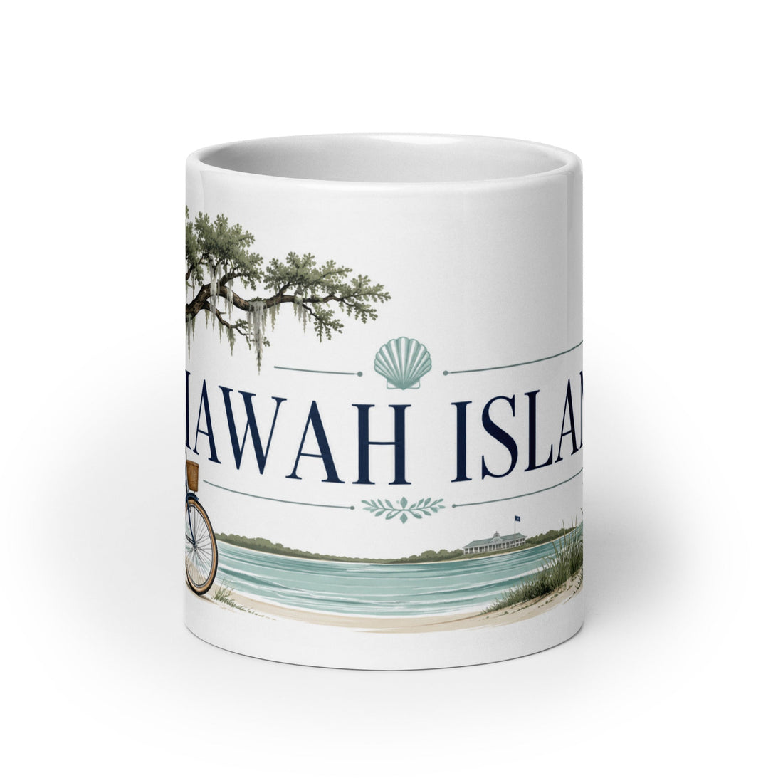 Kiawah Island Lowcountry Coffee Mug with Peaceful Coastal Design