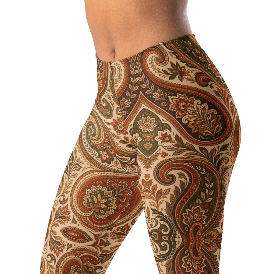 Boho Paisley Swirl Leggings