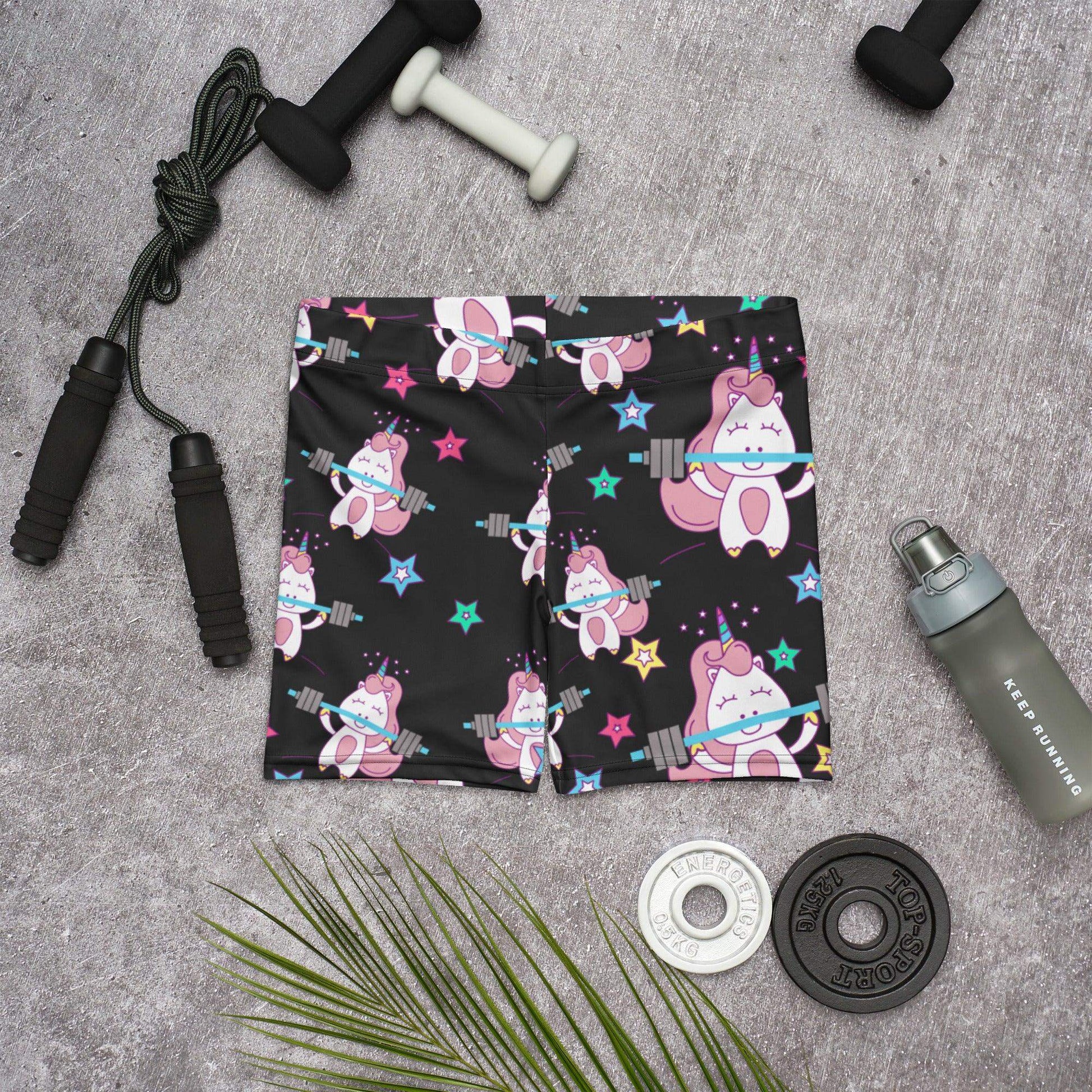 Unicorn Weightlifting Shorts for Women | Star Print Activewear