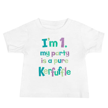 1st Birthday Party Baby Jersey Tee - Pure Kerfuffle Design