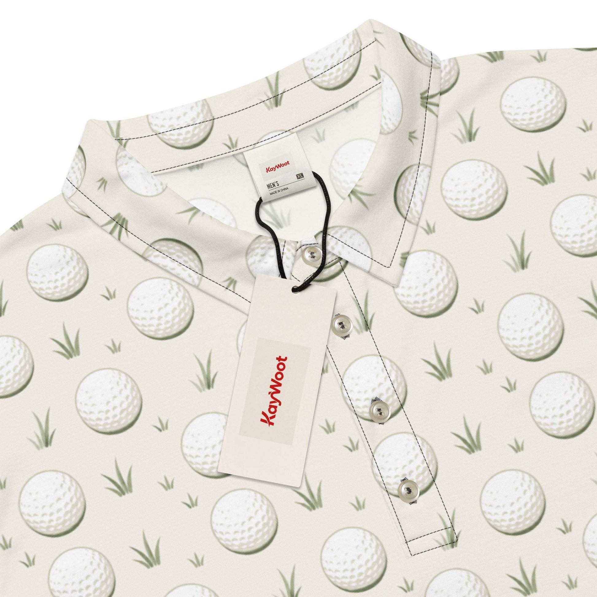 Men's slim fit polo with subtle dimples