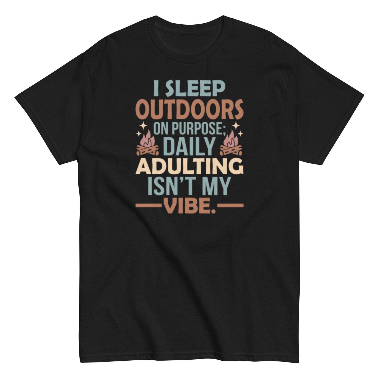 Outdoor Adventure Graphic Tee, Camping Quote Shirt
