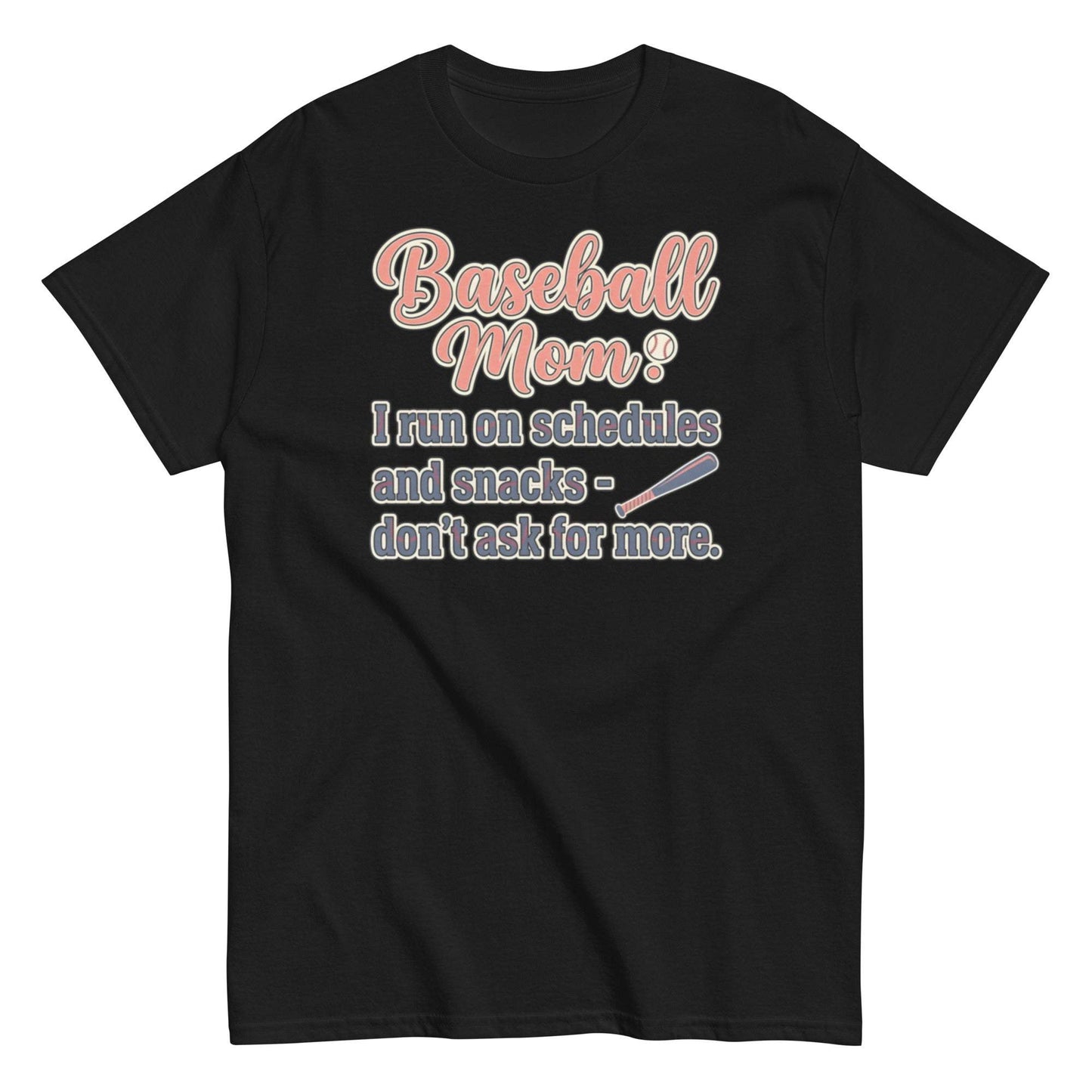 Funny Baseball Mom Shirt - Vintage Retro Design Tee