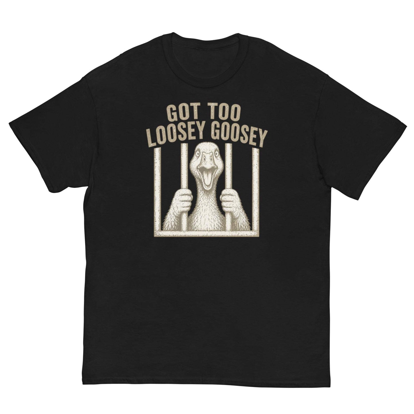 Jailed Goose Behind Bars Unisex Classic Tee
