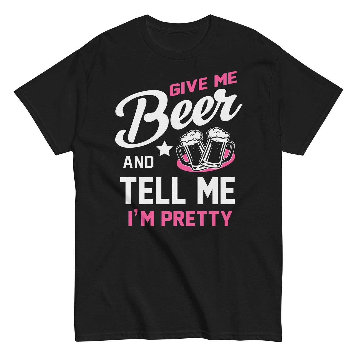 Funny Beer and Compliments Tee for Women