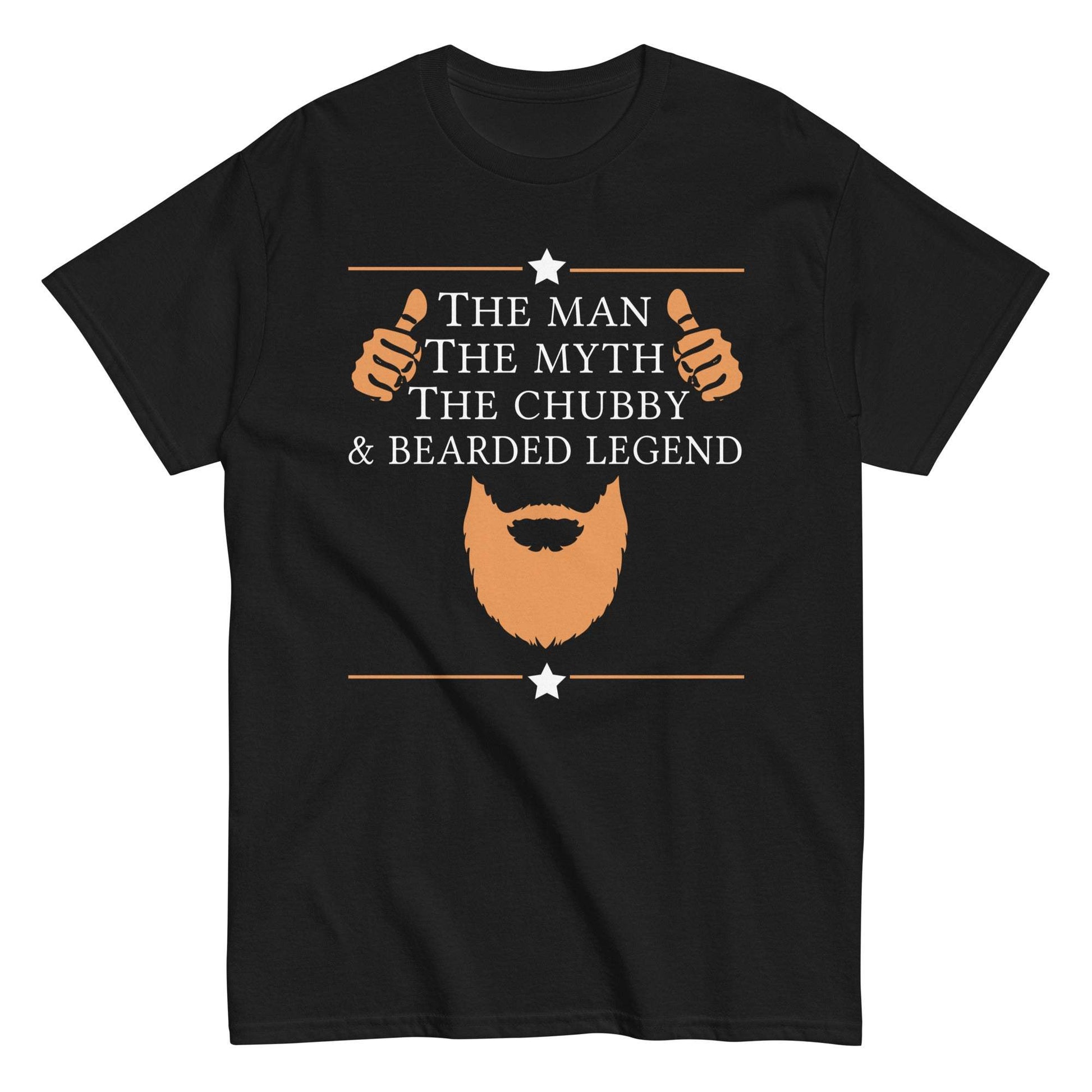 Chubby and bearded legend graphic tee