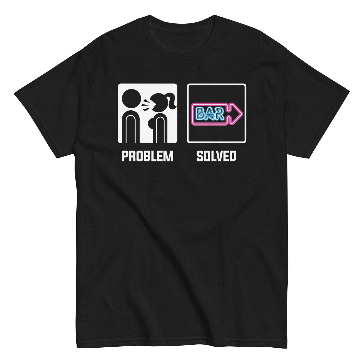 Funny Wife Fighting Problem Solved Tee