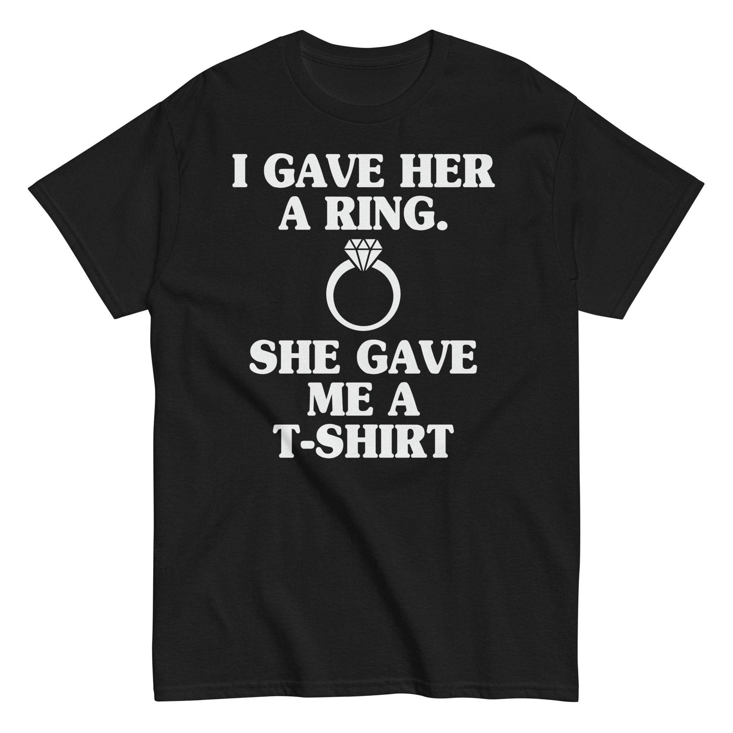 Engaged Couple T-Shirt Set - Playful design for celebrating your love