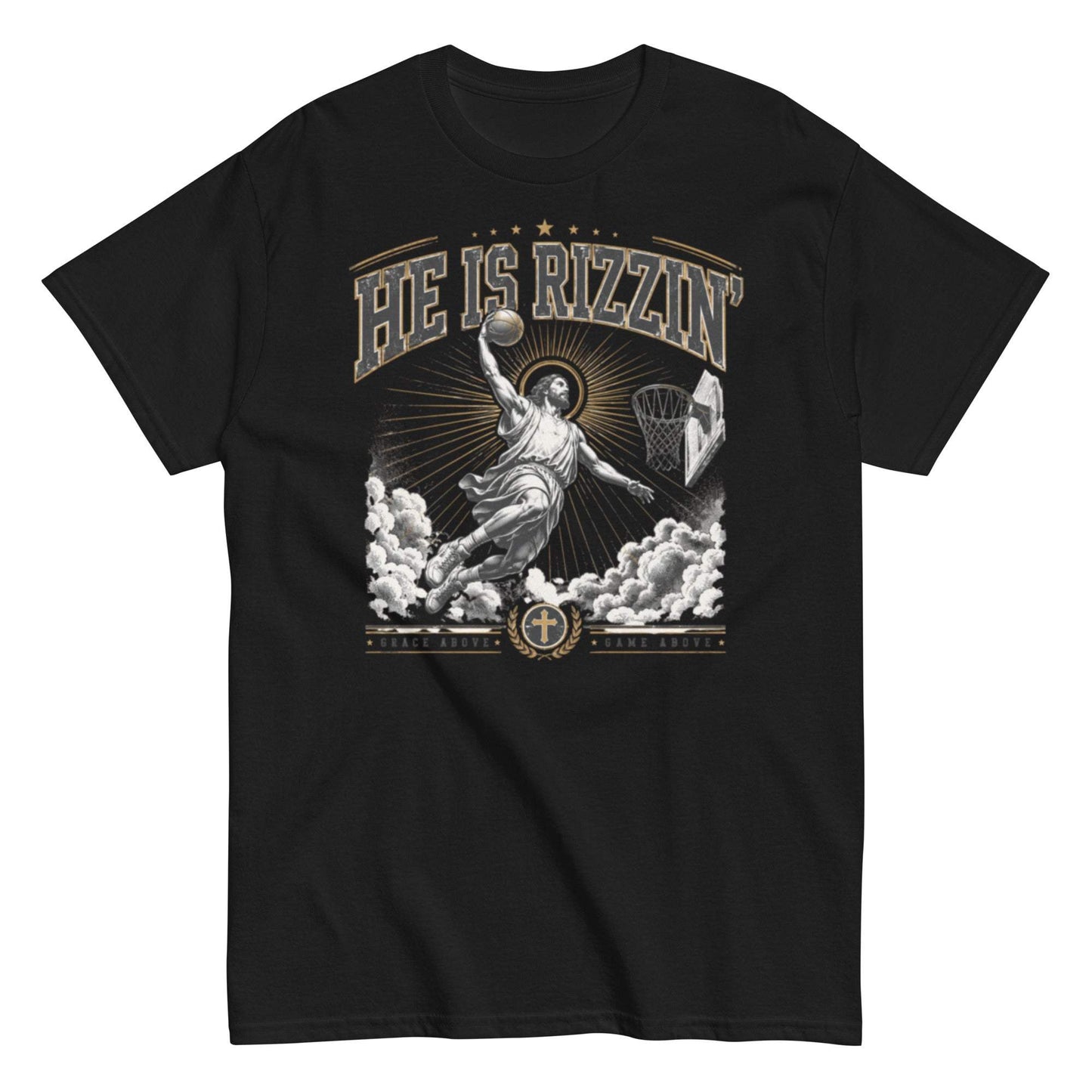 Funny Jesus Basketball Tee for Christian Sports Fans