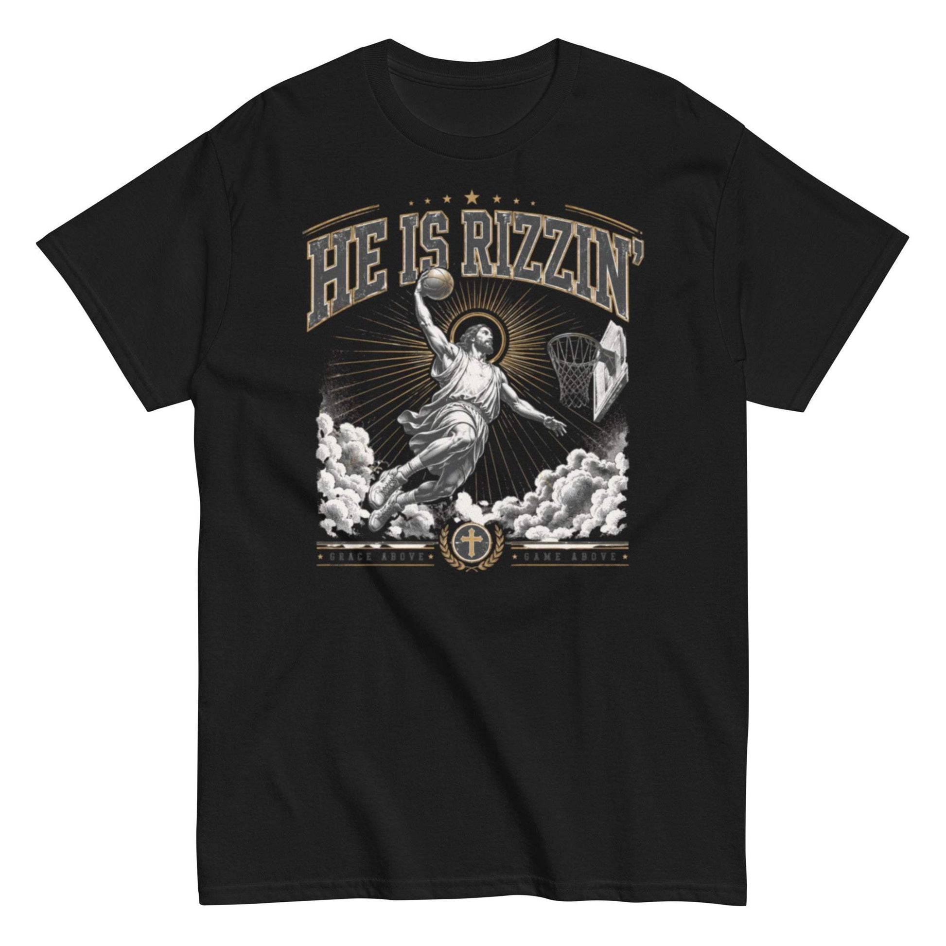 Funny Jesus Basketball Tee for Christian Sports Fans