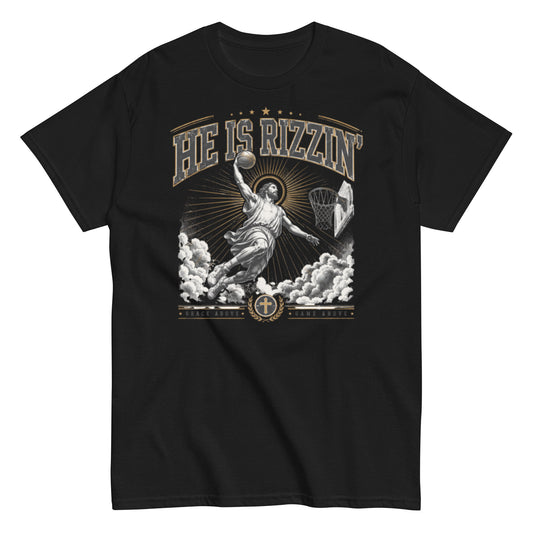 Funny Jesus Basketball Tee for Christian Sports Fans