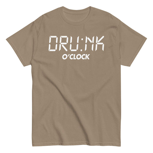 Drunk O'clock Graphic Tee - Bold graphic and playful message on a 100% cotton shirt