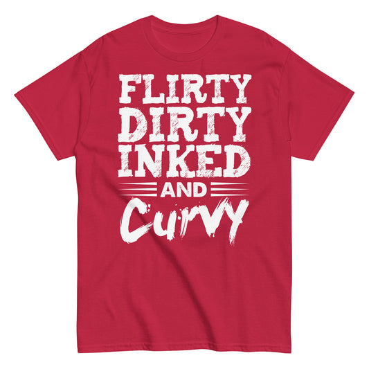 Inked and Curvy Flirty Unisex Classic Tee