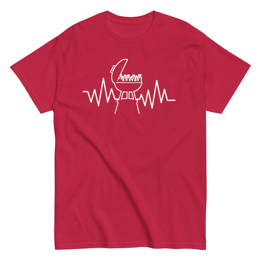 Grilling BBQ Heartbeat Graphic Tee