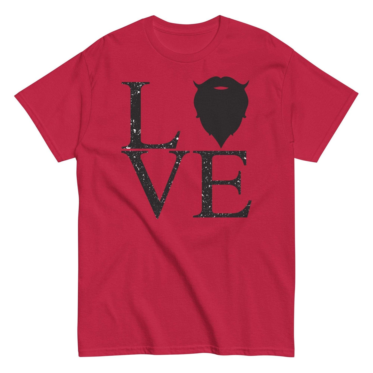 Love Beards Graphic Tee for Beard Lovers