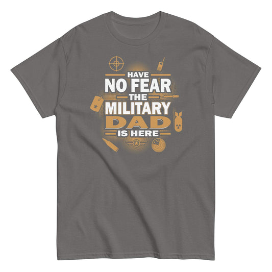 Military Dad Superhero Tee - Proud father serving in the armed forces