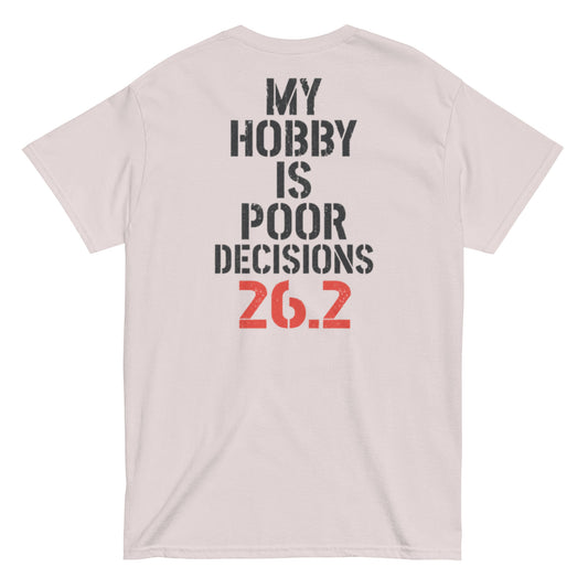 My Hobby Is Poor Decisions Marathon Runner Tee