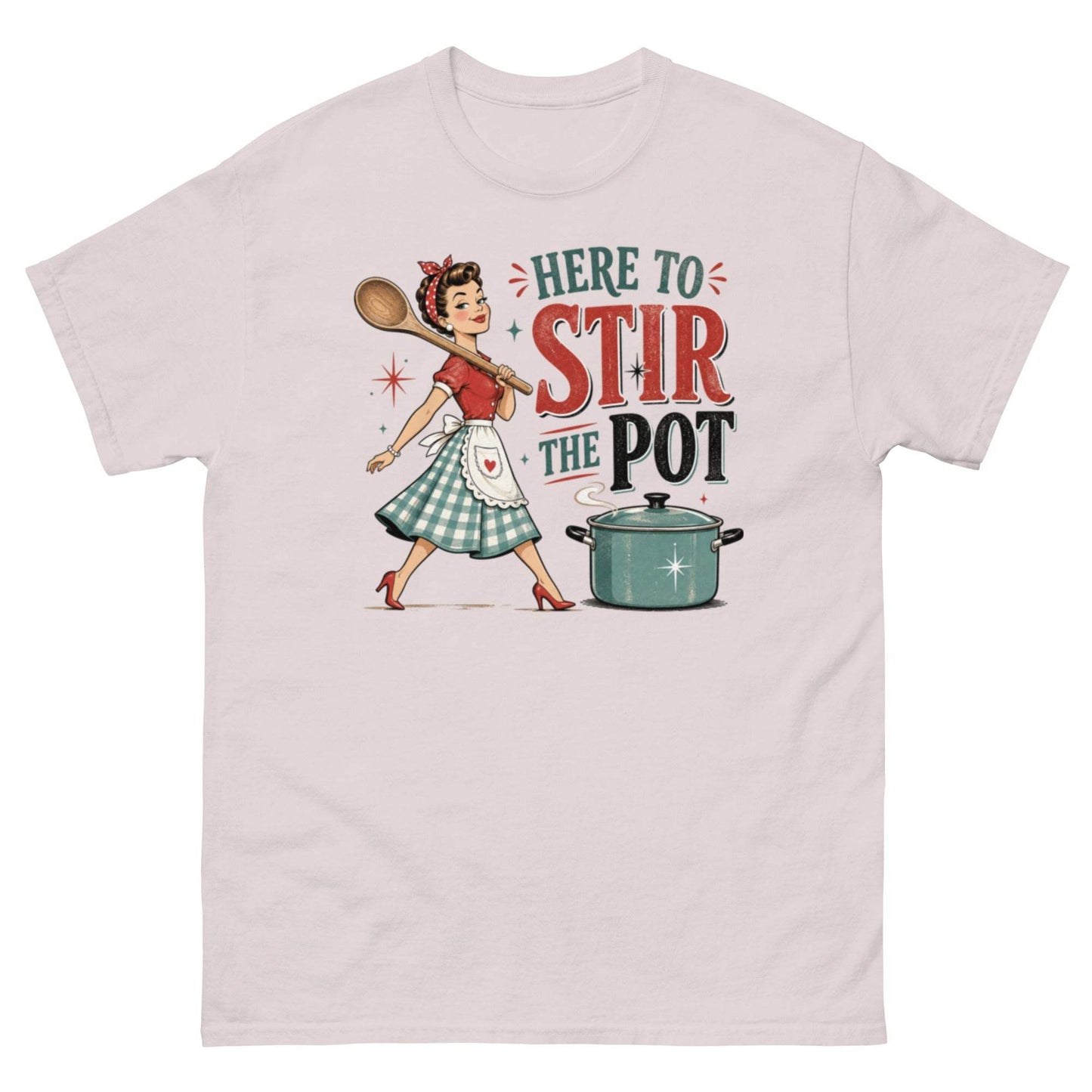 Retro Girl Stirring the Pot Unisex Classic Tee