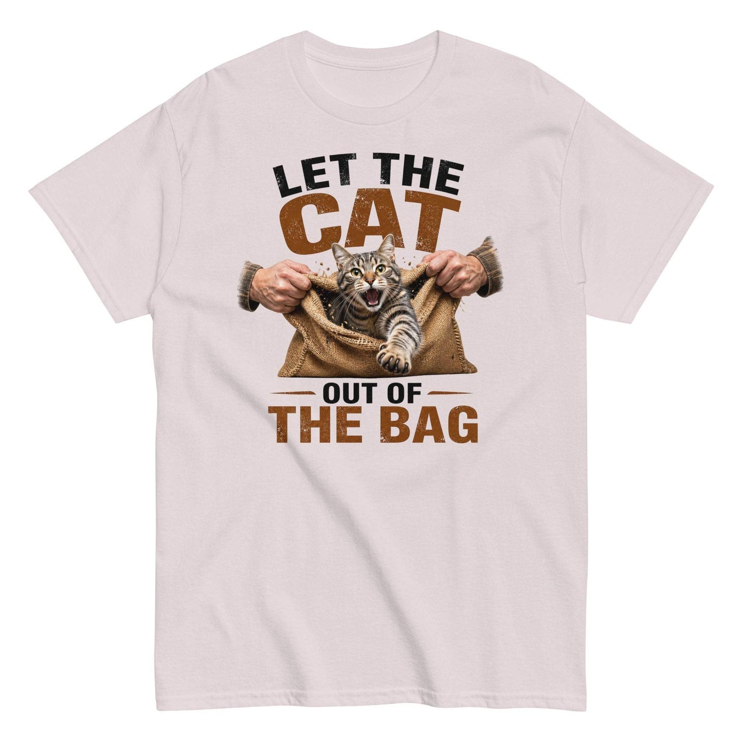 Literal Cat Out of the Bag Graphic Tee