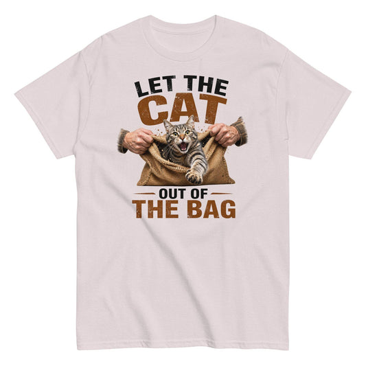Literal Cat Out of the Bag Graphic Tee