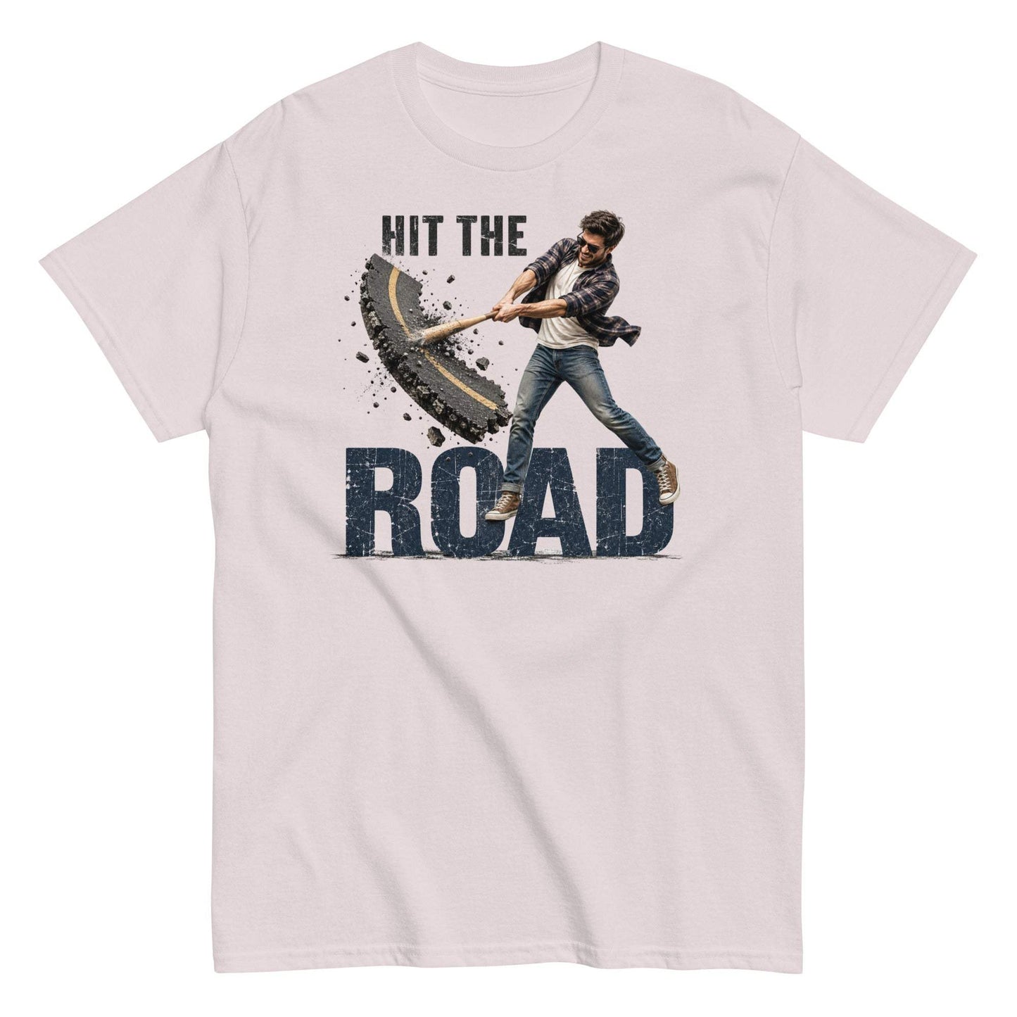 Classic unisex tee with sharp lines and trendy look