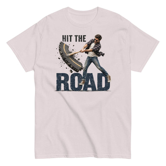 Classic unisex tee with sharp lines and trendy look