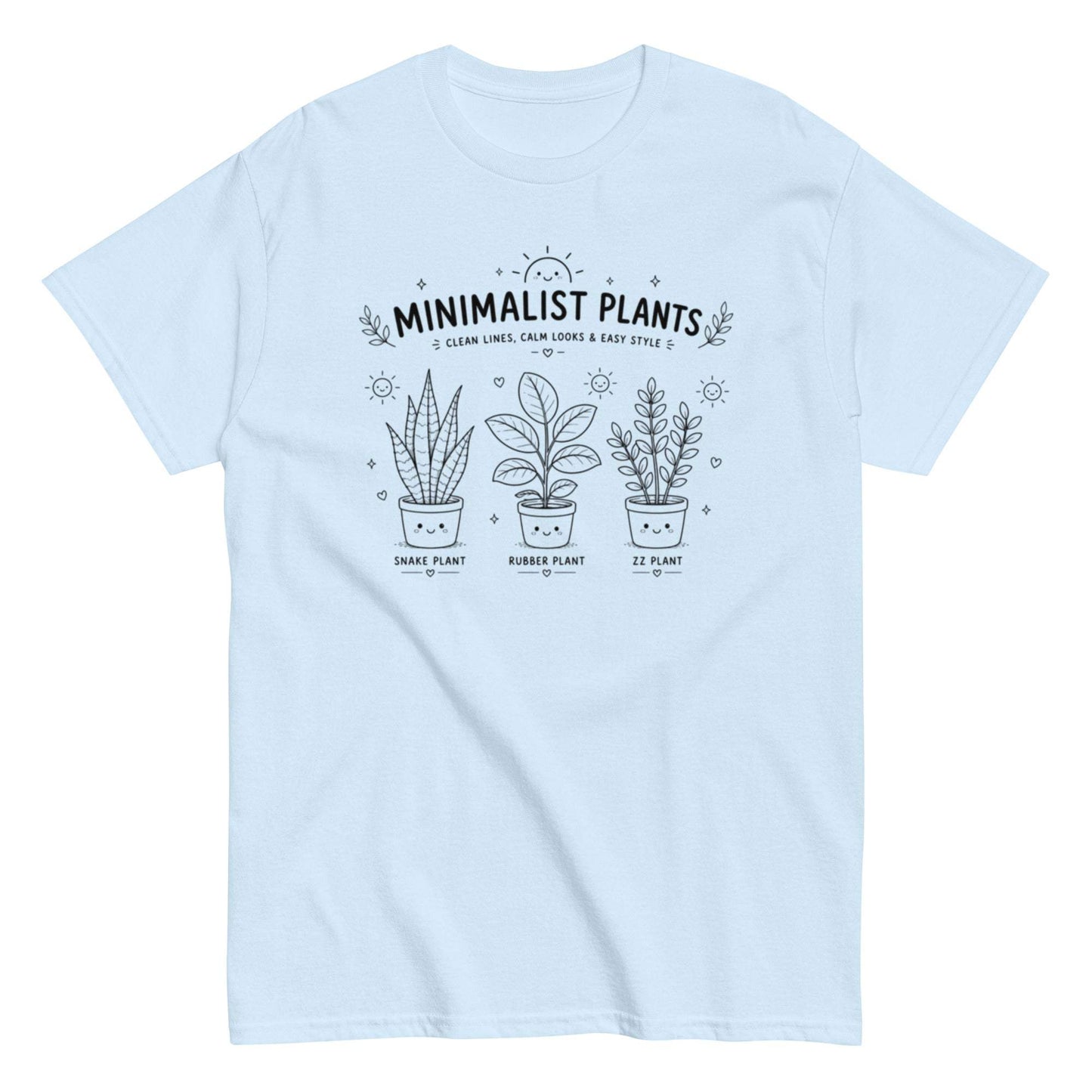 Minimalist Plants - Garden Plant Lover Unisex Tee