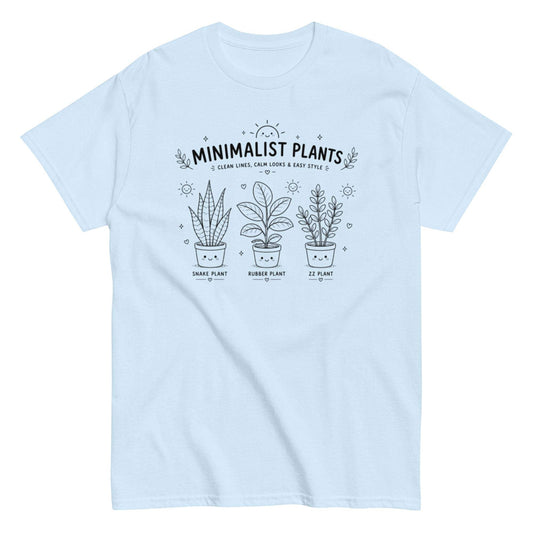 Minimalist Plants - Garden Plant Lover Unisex Tee