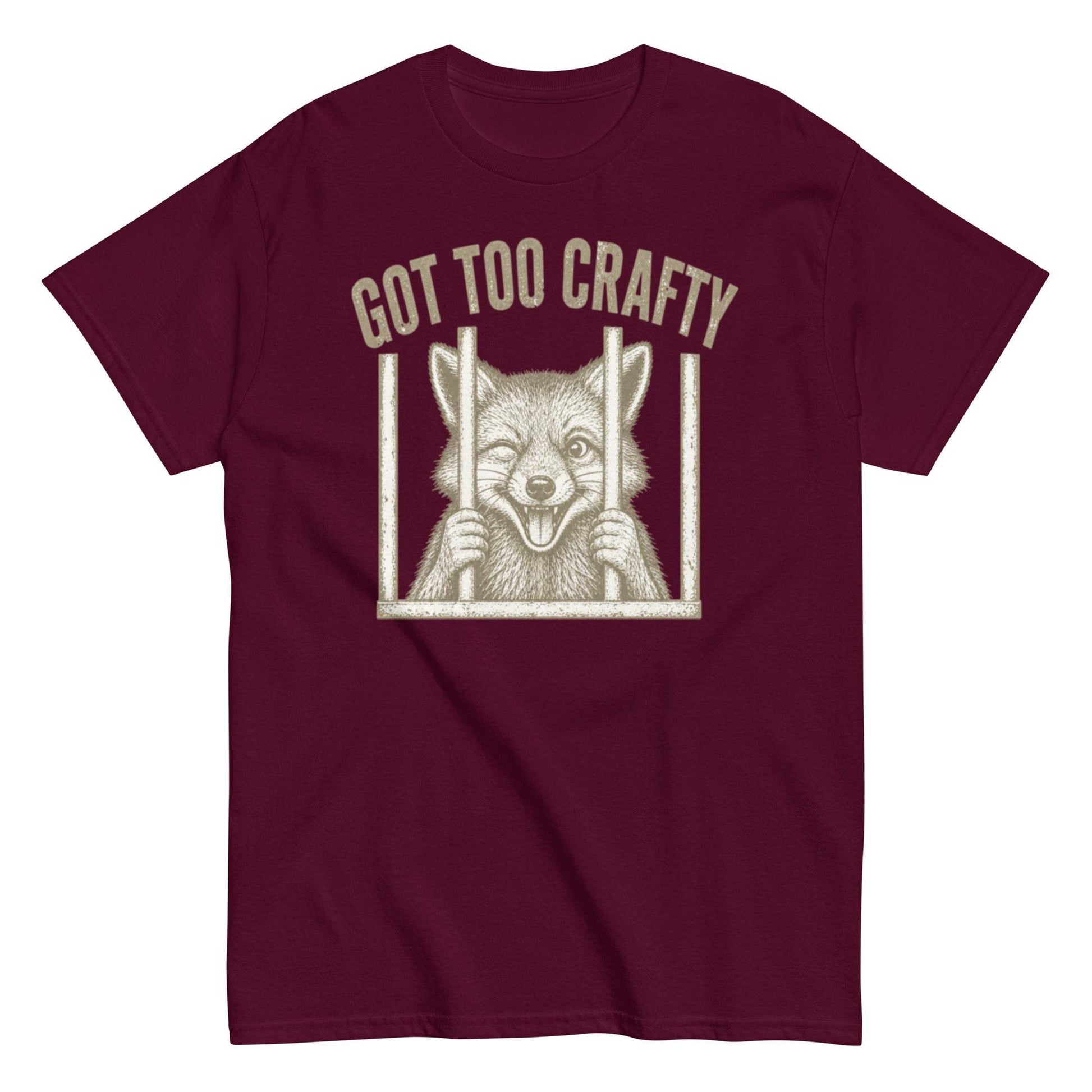 Crafty Fox Behind Bars Unisex Tee