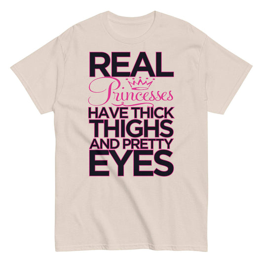 Real Princesses Tee - Empowering message for body positivity and inner royalty