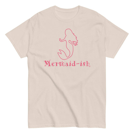 Mermaid-inspired graphic tee in various sizes and colors