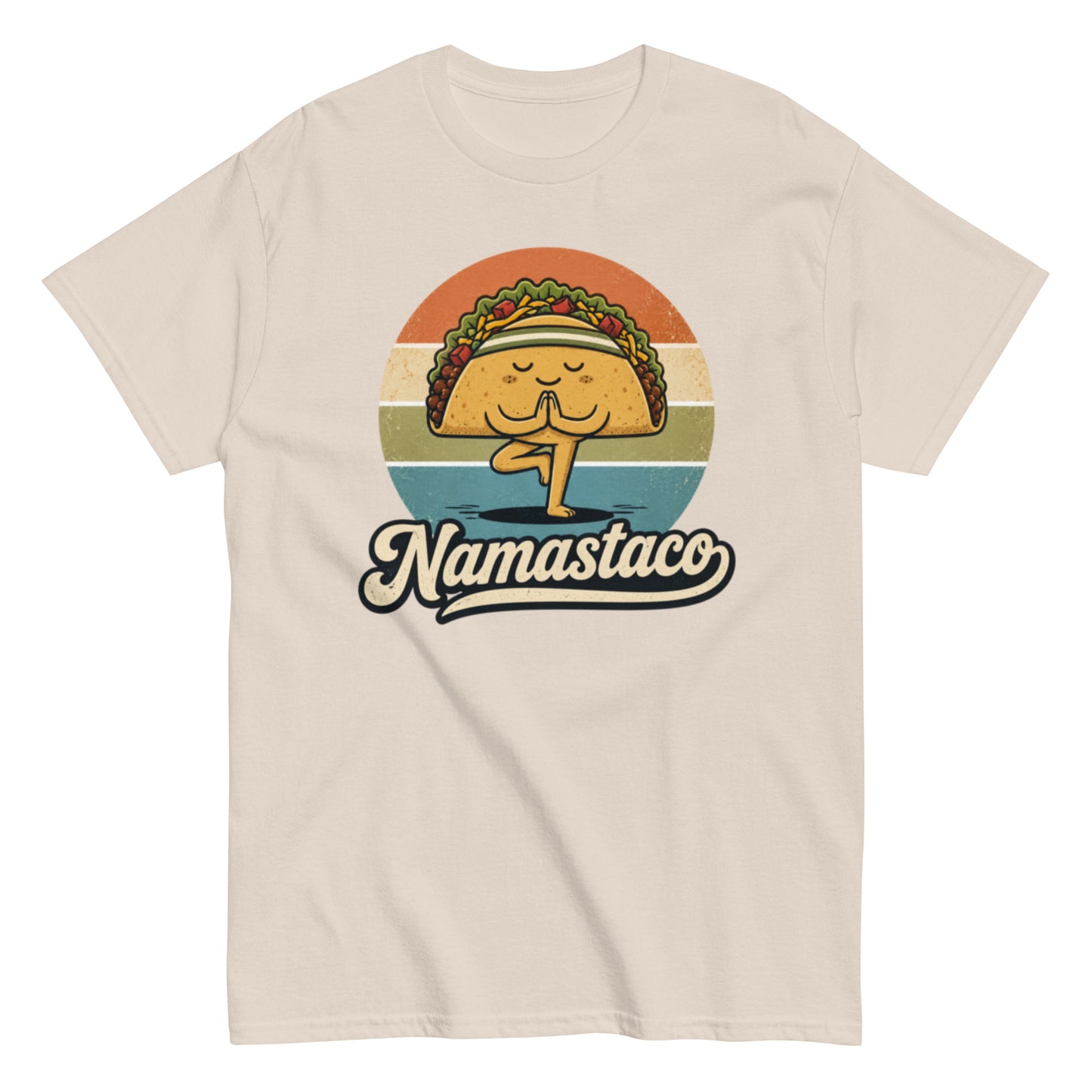 Namastaco Yoga Taco Unisex Classic Tee - Soft & Versatile 100% Cotton Fabric