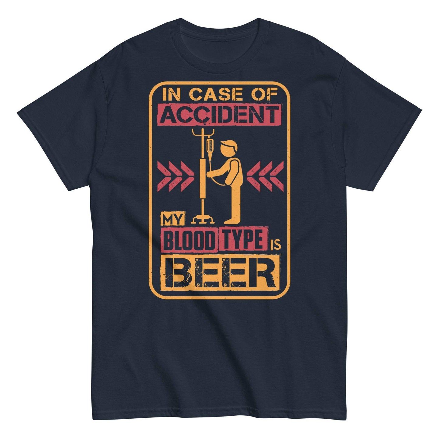Beer lover's classic tee with bold statement design