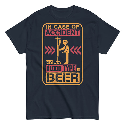 Beer lover's classic tee with bold statement design