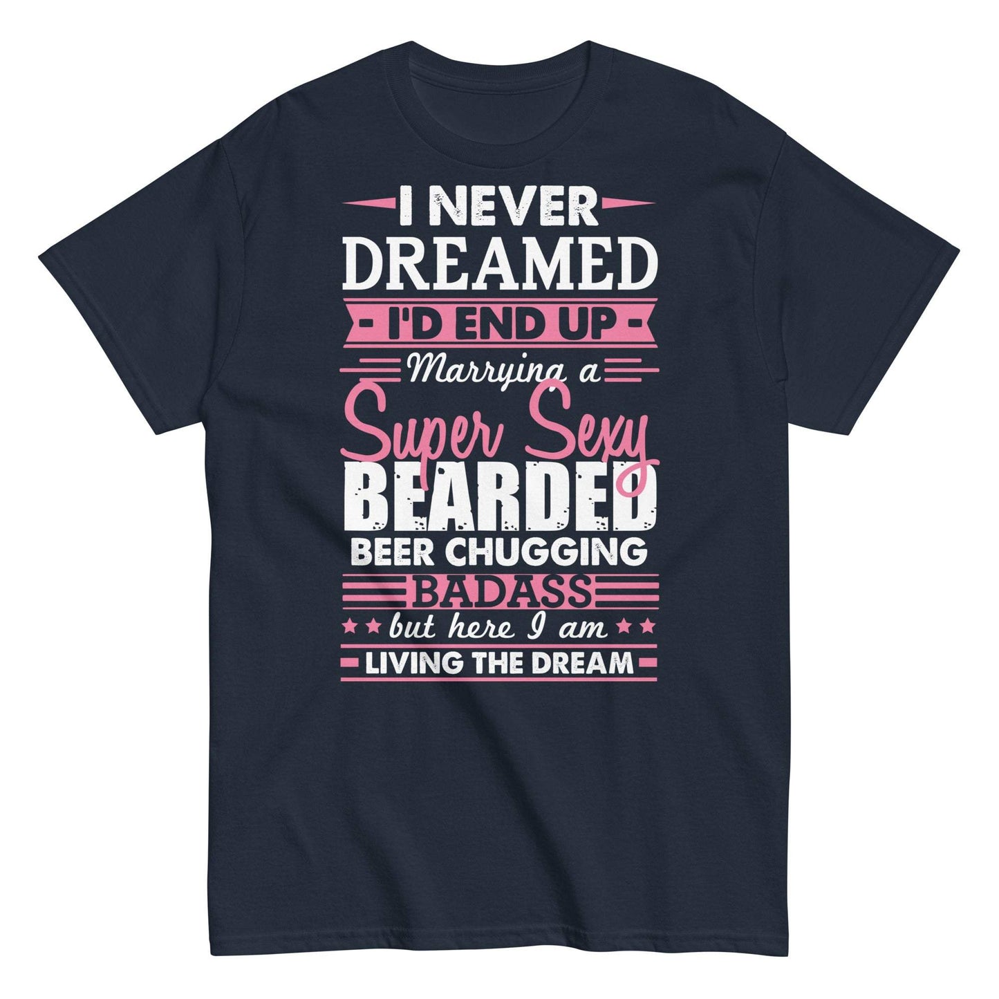 Bearded and beer-loving man tee
