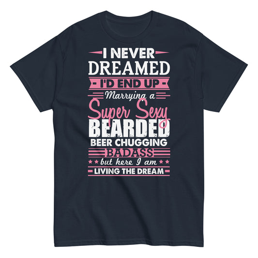 Bearded and beer-loving man tee