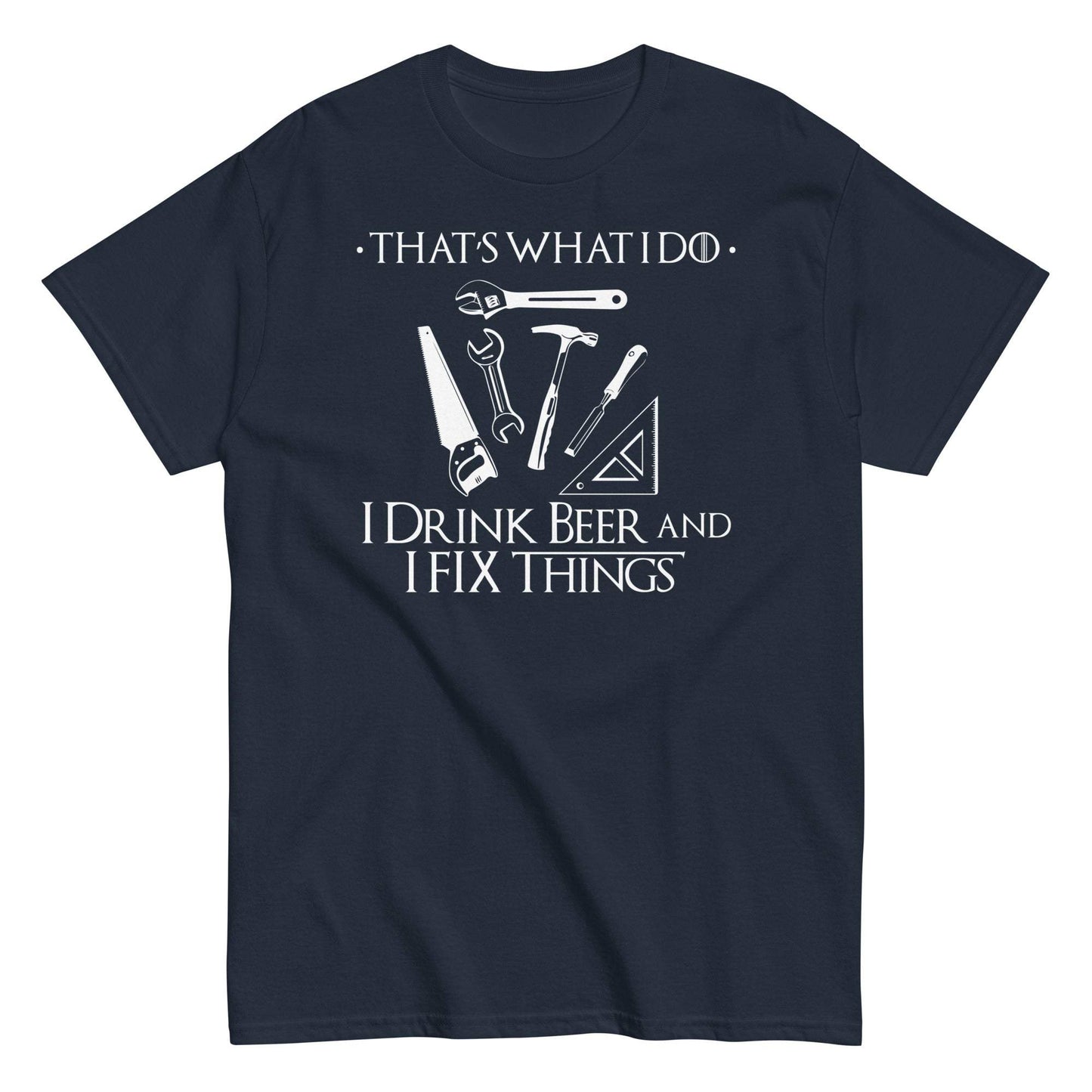 Beer and Fixing Things Tee for Handy Drinkers