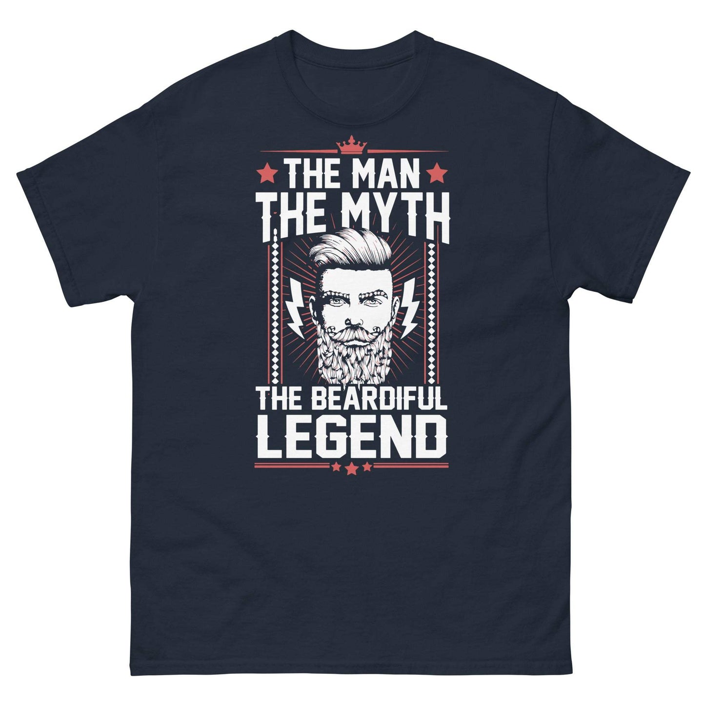 Beardiful Legend Graphic Tee for Bearded Men