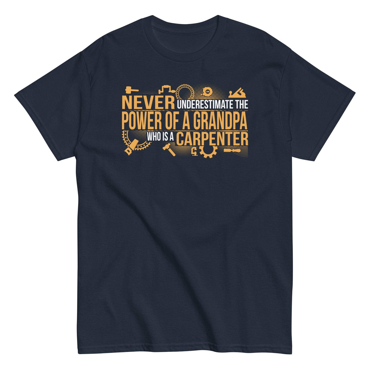 Carpenter Grandpa Tee for the Handyman Grandfather