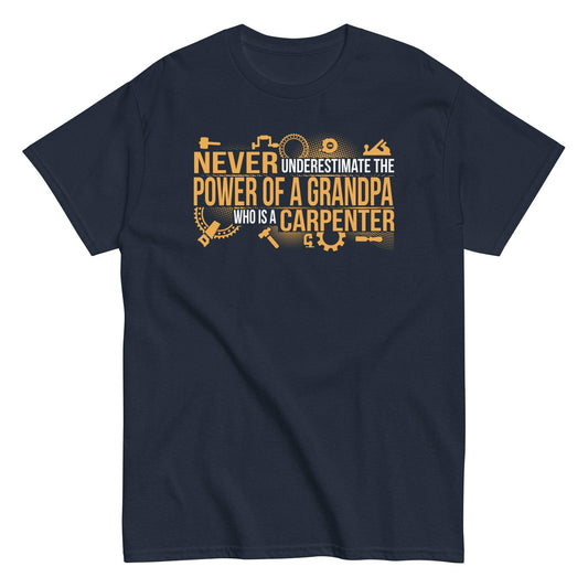 Carpenter Grandpa Tee for the Handyman Grandfather