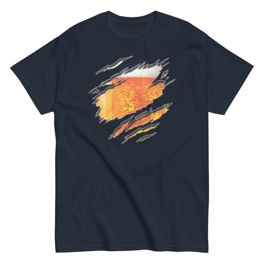 Beer glass graphic tee, perfect for beer lovers and casual drinkers
