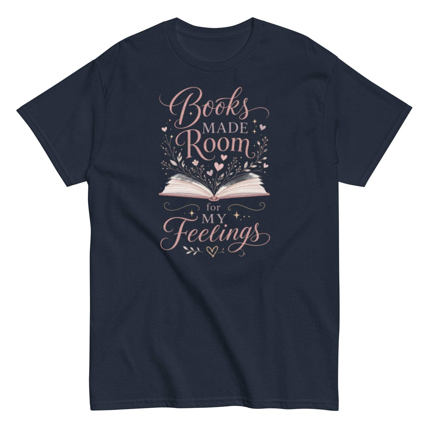 Books Made Room for My Feelings Unisex Tee