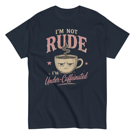 Unisex coffee drinker T-shirt for bold caffeine lovers